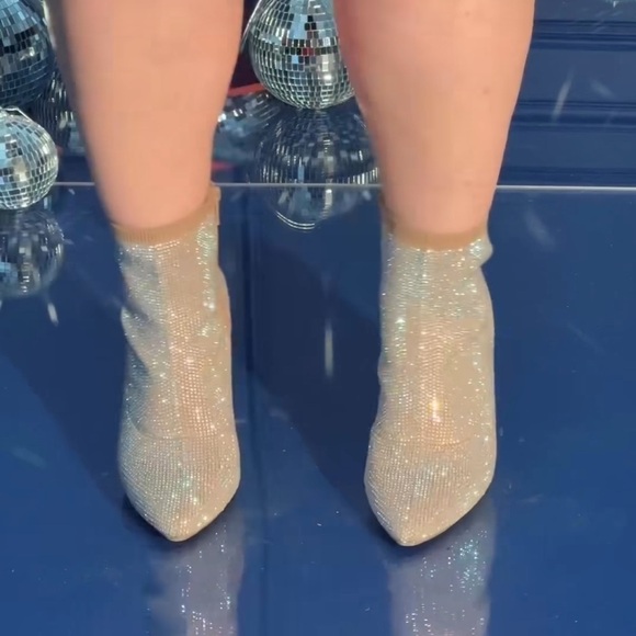 Torrid 11 STRETCH KNIT EMBELLISHED BOOTIE (WW) - Picture 10 of 16